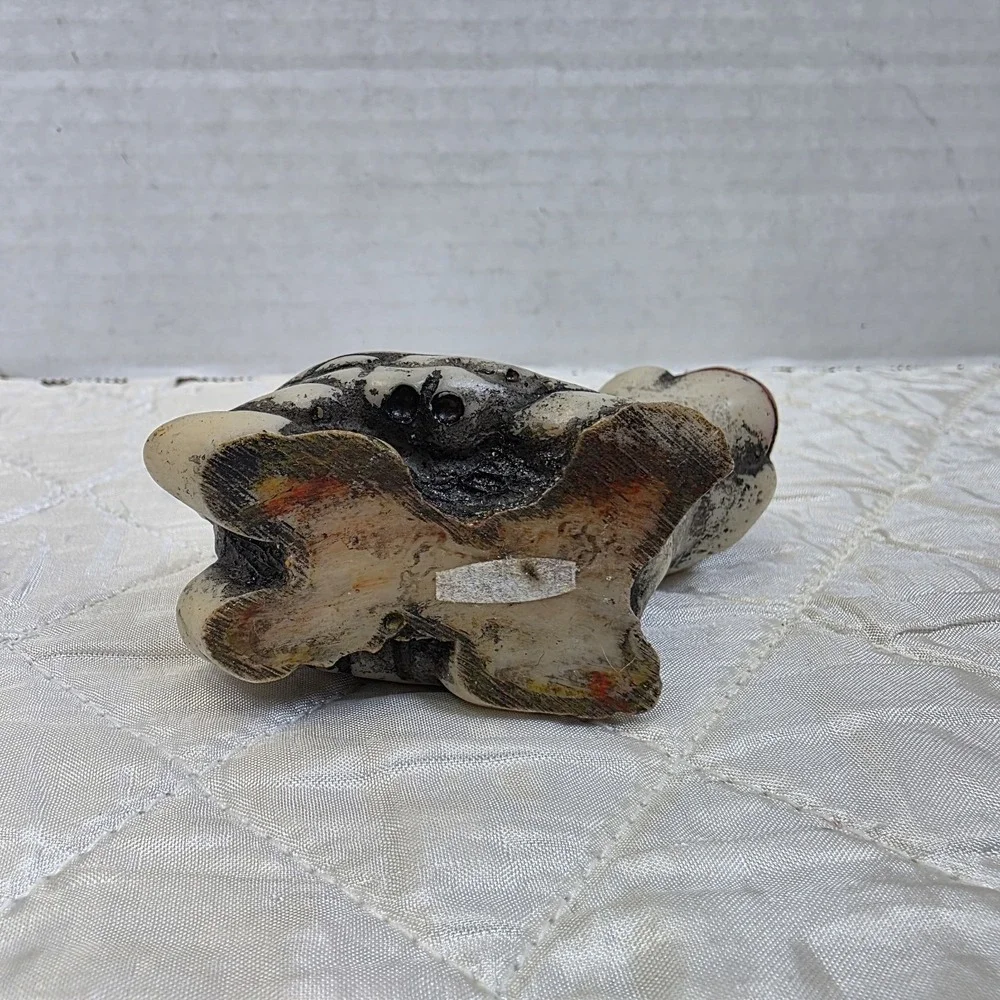 Cute Vintage Cresco Turtle Figurine Whimsy Resin Book Case Fairy Garden Planter